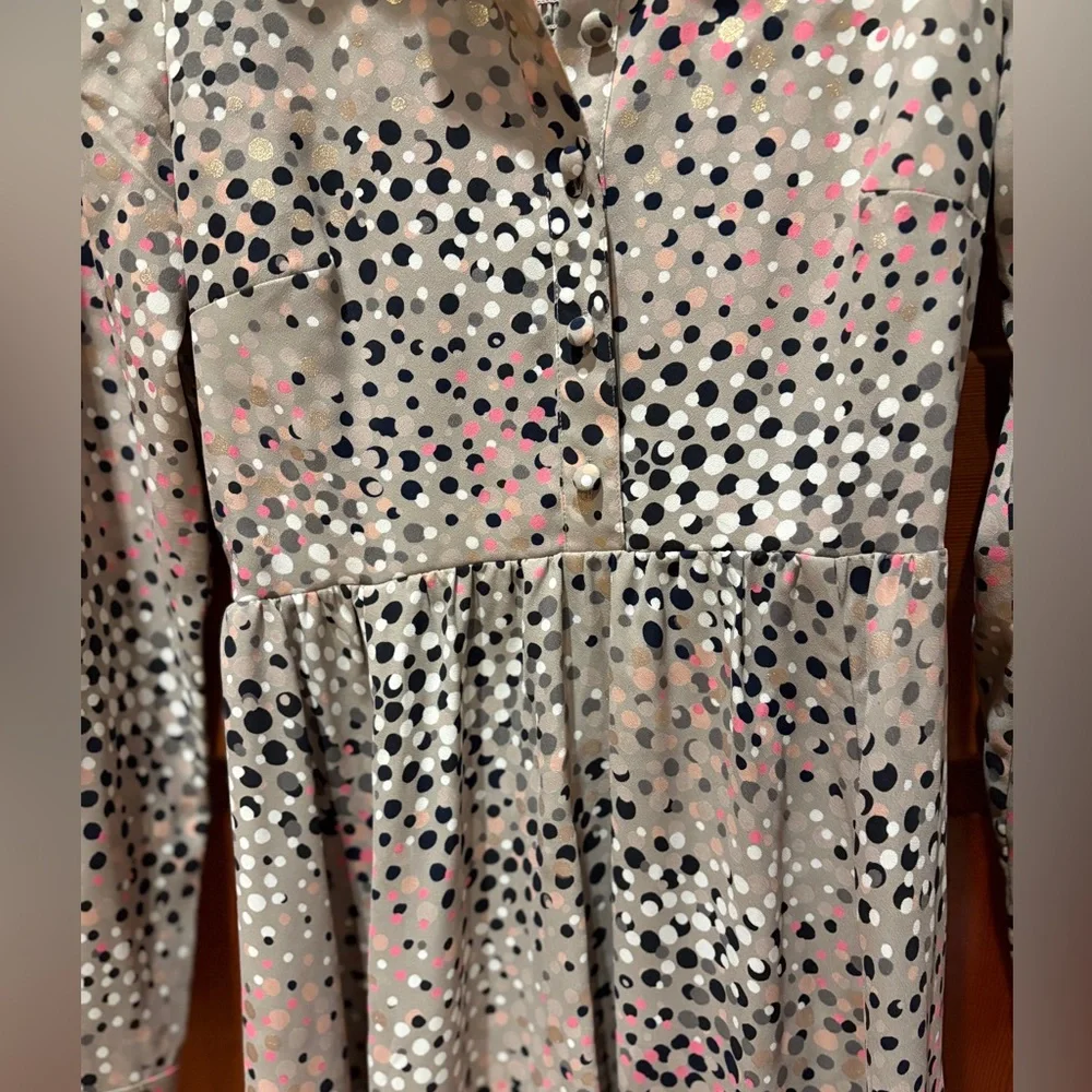 Kate Spade Soirée Dot Smocked Dress - Picture 10 of 13